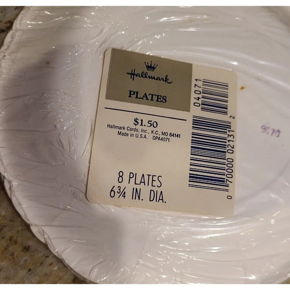 16 Hallmark American Greetings Baby Shower Paper Dessert Plates 7